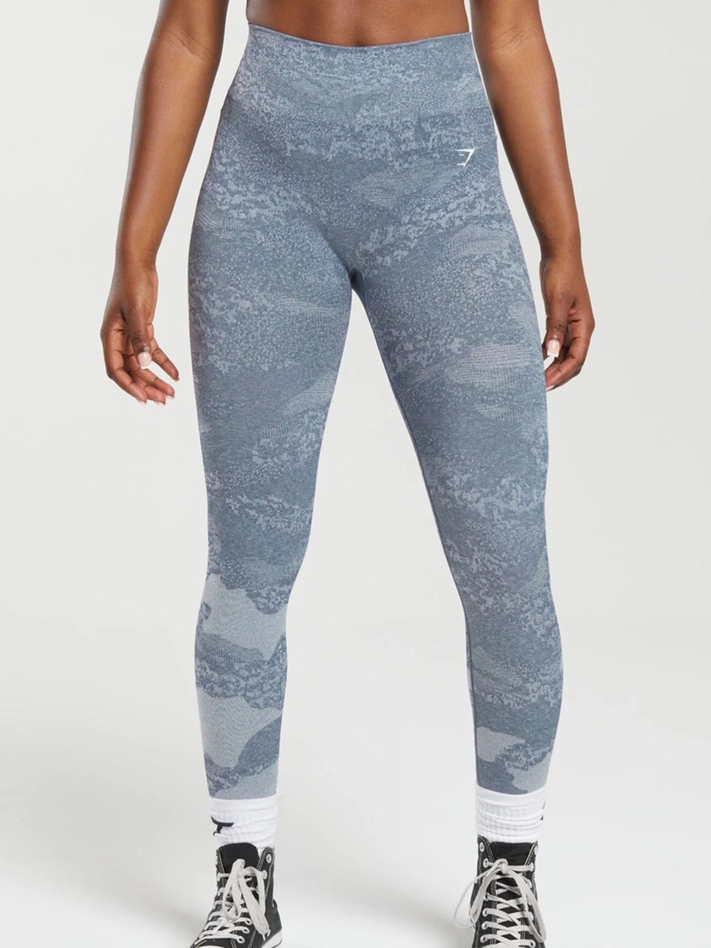 Gymshark blue Adapt Camo Seamless Leggings